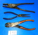Matco Tools 3 Piece Slip Joint, Diagonal, Needle Nose With Cutter Pliers. Fixed Price $105.00.