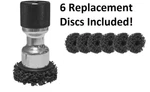 Ame 37330 Hub Buddy Xl Impact Driven Lug Disc Surface Cleaner W/ 6 Xtra. Fixed Price $62.35.