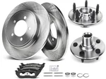 Rear Brake Pad And Rotor Wheel Bearing Kit 73VKRP34 For Explorer 2002 2003. Fixed Price $188.15.