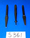 Mac Tools 3 Piece Cape & Gouge Point Chisels Countersink Combination Punch. Fixed Price $70.00.