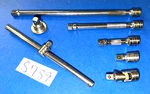 Snap-on Tools 7 Pc 3/8 Dr. Extensions + Sliding T-handle Universal Spinner. Fixed Price $210.00.