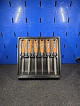 Matco Tools 6-PIECE Assorted Orange Mini Hand File Set. Fixed Price $109.99.