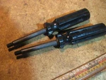 2 Kent Moore KM6003 Handles With Threaded Ends. Fixed Price $10.00.