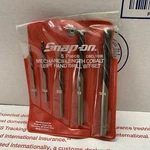Snap On DBCL105B 5PC Left-hand Cobalt Drill Bit Set In Red Pouch Usa Tools New!. Fixed Price $129.95.