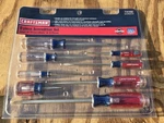 Nos Vntg Craftsman Usa Sears 8 Pc Screwdriver Set Phillips Slotted Stubby 41432. Fixed Price $64.99.