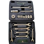 Thorsen 17 Piece 3/8" Dr Socket Set W/ Ratchet + Ext And Asst Wrenches Orig Case. Fixed Price $18.50.