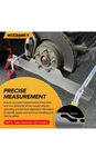 Heavy Duty Wheel Alignment Tool, Toe Plates, Universal Fit (white). Fixed Price $30.00.