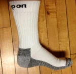 12 Pairs Men's White Snap On Tools Crew Socks Large Free Shipping Usa New!. Fixed Price $99.95.