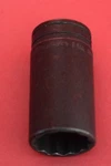 Snap-on Tools 1/2" Drive 12-POINT Sae 1-1/4" Flank Deep Socket GS401. Fixed Price $32.00.