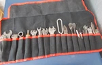 Vintage Classic Extended Bsa Tool + Roll, British Motorcycle Kit.. Fixed Price $121.78.