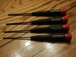 Sears Craftsman Professional Hex 4PC Micro-tech Precision Screwdriver Set Usa. Fixed Price $42.00.