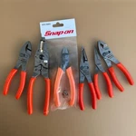 Snap-on Orange Pliers 6PC Set HJ46ACF 96ACF LN46ACF EPC160 PWCS9CF. Fixed Price $400.00.