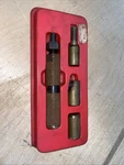 Matco Tools Interchangeable Brass Tip Drift Pin Punch Poly Driver Set Lot PPS4. Fixed Price $44.99.