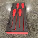 Snap-on FMMR06B Foam Organizer For 4 Pc Soft Grip 90 Degree Mini Pick & Awl Set. Fixed Price $89.95.