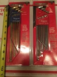 Snap-on Long-stubby Fractional And Metric Double Ball End Hex Wrench Sets. Fixed Price $157.50.