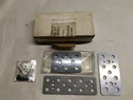 New Mac Products 29531 Stainless Steel Accelerator Clutch Brake Pedal Covers. Fixed Price $38.25.