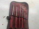 Mac Tools (SRPP6K) 5 Pc Punch Set - W/ Rollup Vintage Made Usa. Fixed Price $35.00.