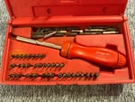 Snap On Tools Ratcheting Screwdriver Magnetic Set SSDMR4B Red Handle Made Usa. Fixed Price $79.99.