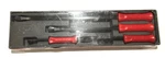 New Snap-on Red 12" 18" 24" Long Striking Prybar Set SPBS704AR. Fixed Price $257.99.
