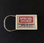 Vintage Keychain Associated Spring Detachable Fob Barnes Group Pa.. Fixed Price $11.90.