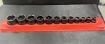 Snap-on Piece 3/8 Drive 6POINT Sae Shallow Impact Socket Set 212IMFYA 5/16-1'. Fixed Price $189.99.