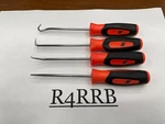 Snap-on Tools Usa New Orange Mini Soft Grip Instinct Awl Hook Pic Set SGASA204CO. Fixed Price $99.95.