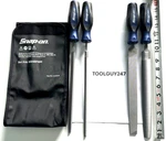 Snap On SGHBF600A Mb 4 Piece Power Blue Soft Grip Handle Mixed File Set New. Fixed Price $419.95.