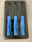 Cornwell Tools 3PC Blue Grip Pocket Mini Screwdriver And Scraper Set CTG3PKT. Fixed Price $69.99.