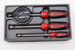 Snap-on 3PC Soft Grip Red Magnetic Pickup Tool & Mirror Set PTM30. Fixed Price $119.99.