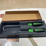 Snap-on SGA102BG Green 2PC Soft Grip Hook Radiator Hose Pick Set Used. Fixed Price $120.00.