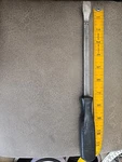 Snap-on Spb 12 Usa Pry Bar Black Steel Plastic Mpn Piece. Fixed Price $40.00.