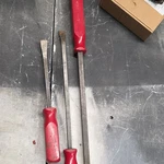 Craftsman Pry Bar Set 43275 Red Handle Steel Plastic Pieces Mpn. Fixed Price $24.98.