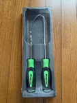 Snap-on SGA102BG Green 2PC Soft Grip Hook Radiator Hose Pick Set Unused. Fixed Price $130.00.