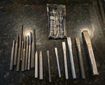16 Pcs Vintage Sears Craftsman Usa Pin Punch Cold Chisel Set 9-4309 Black Oxide. Fixed Price $34.99.
