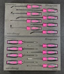Snap-on 16 Instinct Soft Grip Combo Screw, Torx Picks & Seal Remover Set. Fixed Price $389.99.