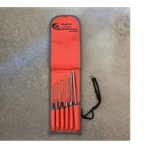 Snap-on PPCL60AK Piece Steel Punch Set Silver Orange, Sizes 1/8" To 5/16". Fixed Price $150.00.