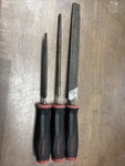 Snap-on Red Soft Grip Files SGHF614A,SGHF616A,SGHF614A. Fixed Price $75.00.