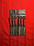 Snap-on SGFMN106 Red "miniature" 6-PIECE Soft Grip Handle Key File Set. Fixed Price $89.00.