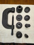 Snap On CJ91D Universal & Ball Joint Bearing Press Kit With 8 Adapter Set. Fixed Price $249.95.