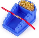 S200 Blue Heat-resistant Silicone Soldering Wire Holder With Brass Wool Cleaner,. Fixed Price $26.17.
