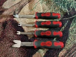 Mac Tools 4 Piece Upholstery & V Notch Excellent Condition. Fixed Price $69.95.
