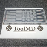 Snap-on Tools New 4PC Titanium Soft Grip Long Miniature Pick Set SGLASA204CDT. Fixed Price $159.95.