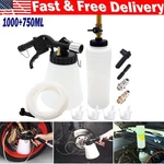 Automotive Oil Extractor Pump Flush Tool Brake Fluid Bleeder Kit For Truck Car. Fixed Price $34.95.
