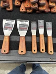Rare 5PC Sears Craftsman Usa Nos Wall Scraper Knife Chisel Putty Set Rosewood. Fixed Price $139.00.