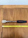 Snap-on Tools 1/4" Soft Grip Handle Locking Flex-head Ratchet THLX72 New Red. Fixed Price $179.00.