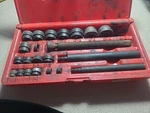 Snap-on A157C Bushing Driver Set PB20 Case Missing Few Pieces. Fixed Price $110.00.