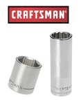 New Craftsman Socket 1/4, 3/8 1/2" Drives, Shallow Deep 6 &12 Pt Choose Size. Fixed Price $9.95.