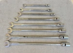 Vtg Snap-on Oh 14-28 Combo Flex Head Sockets & Open End Wrench Sae 7/16-7/8. Fixed Price $500.00.