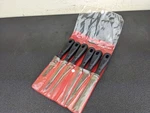 #BO401 Snap-on Tools File Set HBF100 Black Handle With Storage Pouch. Fixed Price $79.95.