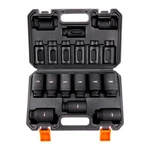 Impact Sockets Set 9PCS 6-POINT 1/2IN Metric Drive Bit Ratchet Tool Kit 29-38MM. Fixed Price $29.69.